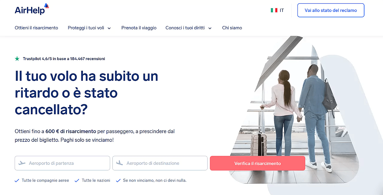 AirHelp &egrave; la compagnia di compensazione per voli pi&ugrave; conosciuta nel Regno Unito.