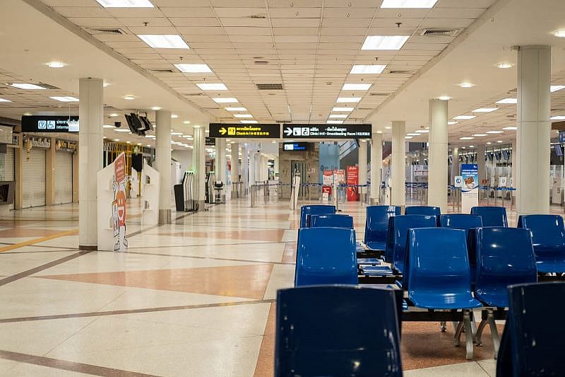 Empty airport
