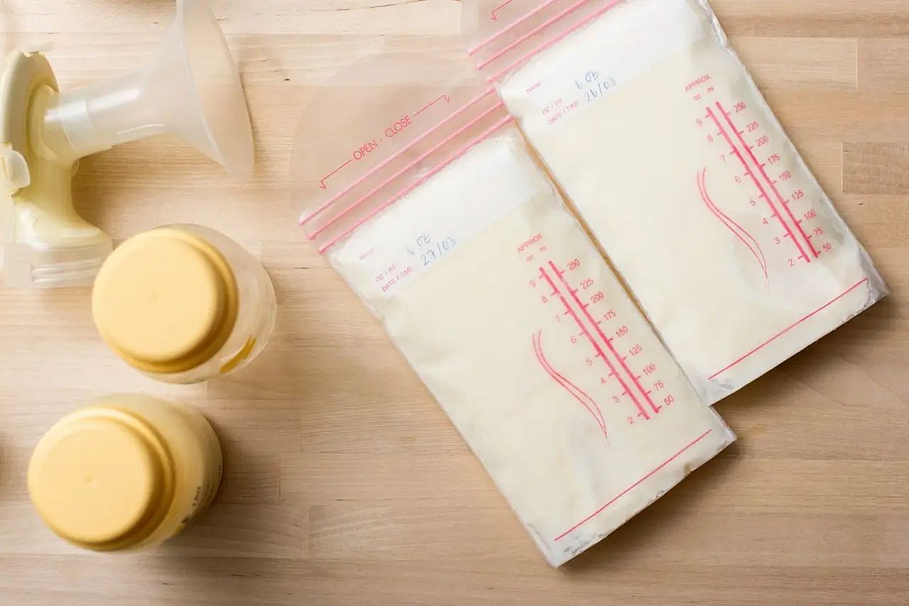 frozen breast milk