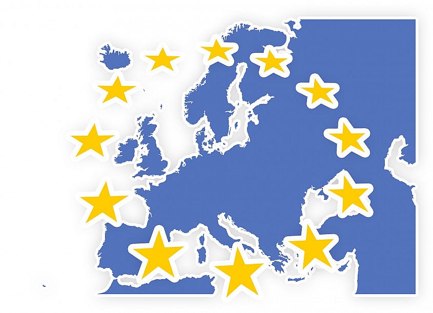 Genrebild &ouml;ver medlemsl&auml;nderna i Europeiska Unionen