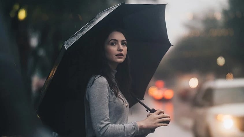 parasol w bagażu podręcznym