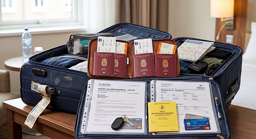Rejseforsikring og bagage/koffert