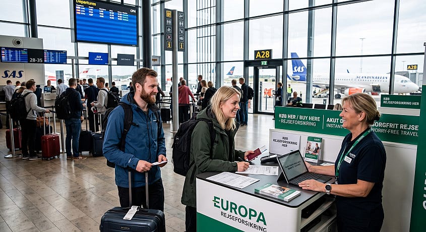 Rejseforsikring i lufthavnen