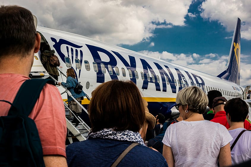 putnici čekaju ukrcavanje na let iz Sofije