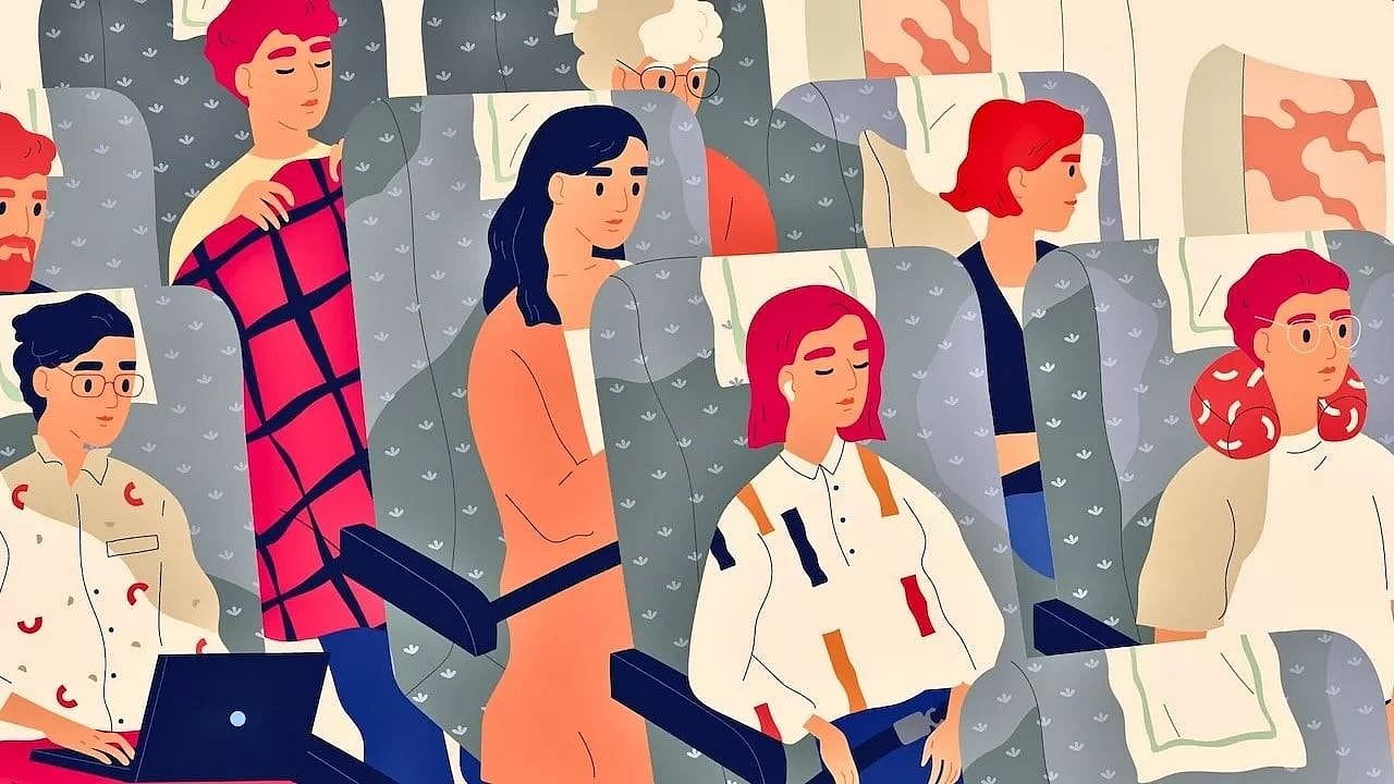 Mikä on paras paikka lentokoneessa?