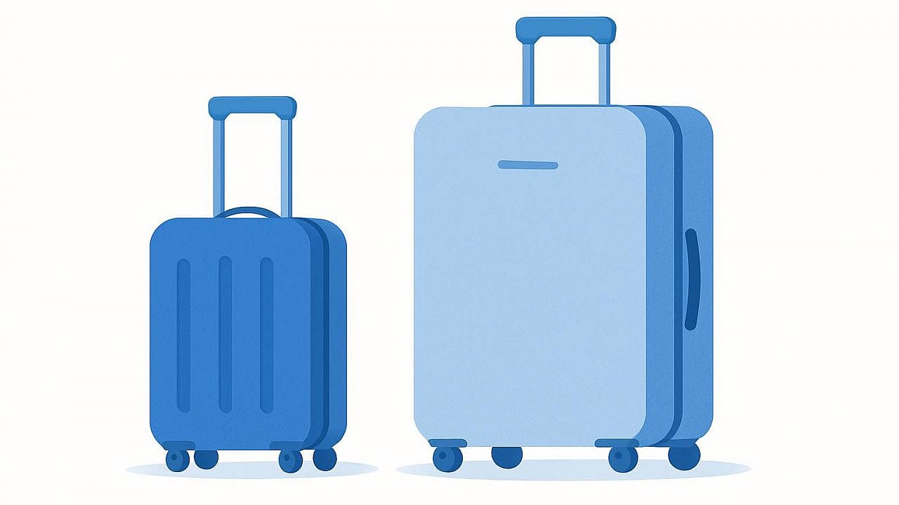 Sådan vælger du: håndbagage eller indchecket bagage