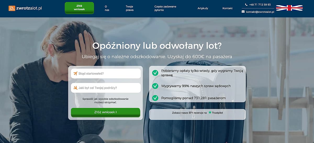 Zwrotzalot - duże doświadczenie, mało opinii i niższe oceny
