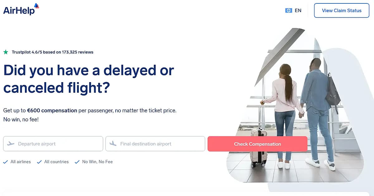 AirHelp is the most widely recognized flight compensation company UK