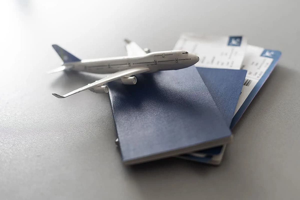 Flygbiljetter och dokument