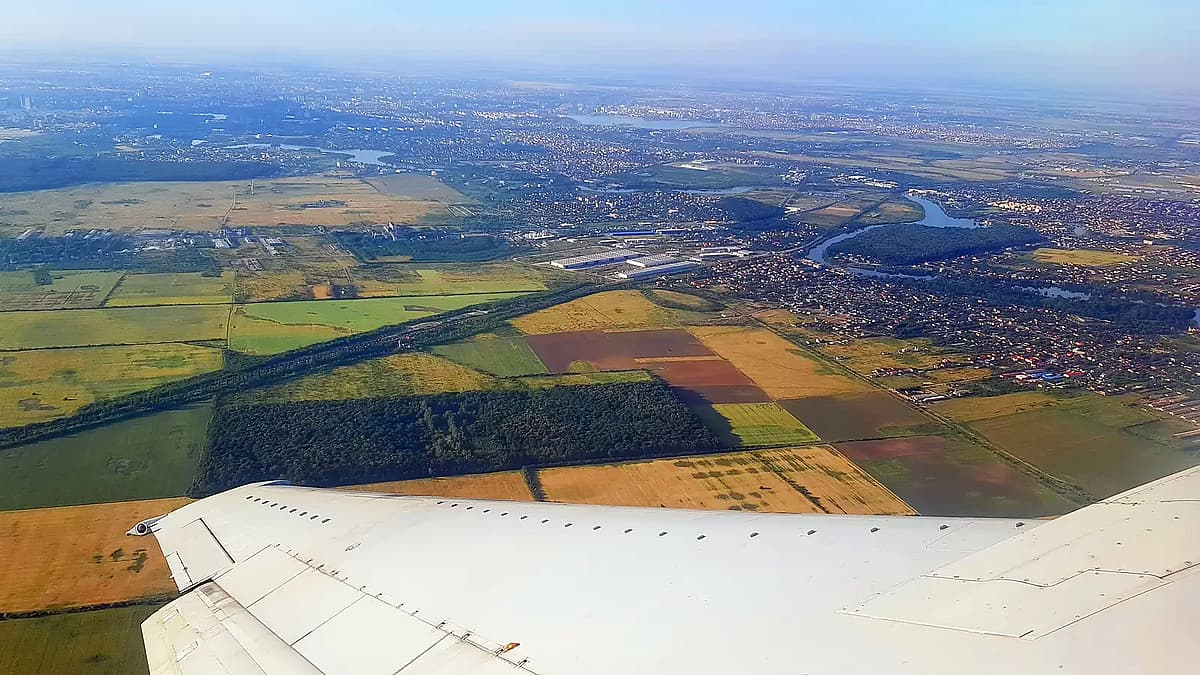 vedere aeriană a Bucureștiului