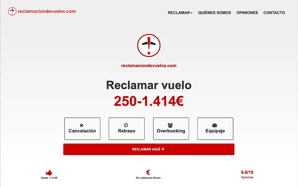 Reclamaciondevuelos es una de las mejores empresas de reclamaci&oacute;n de vuelos