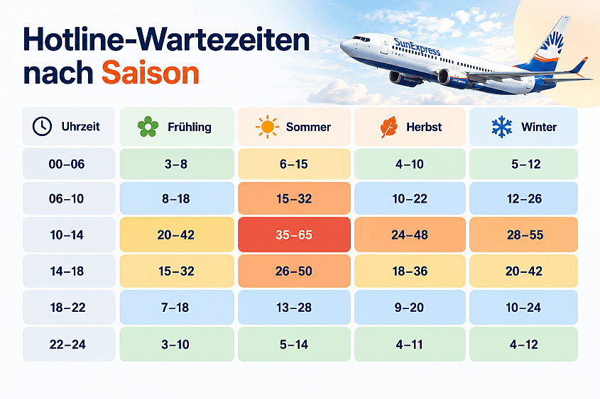 Das sind die besten Anrufzeiten bei SunExpress