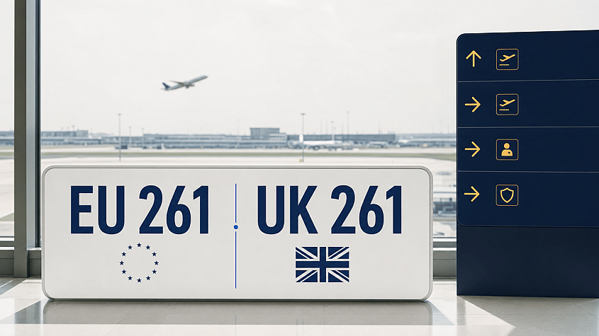 EU 261 och UK 261 regler f&ouml;r Ryanair